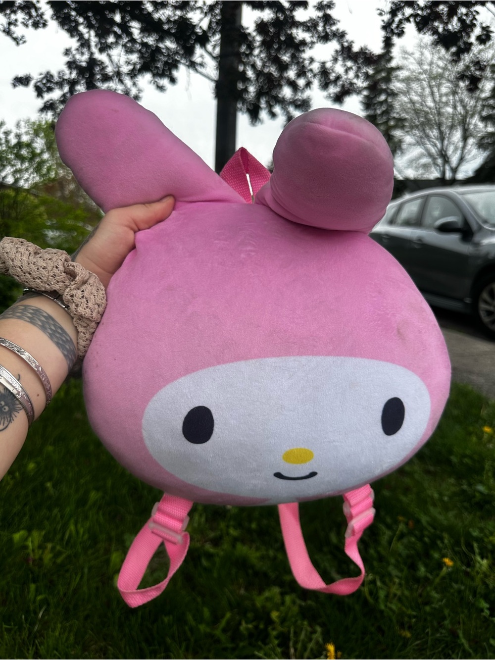Sanrio Pink My Melody Plush Backpack